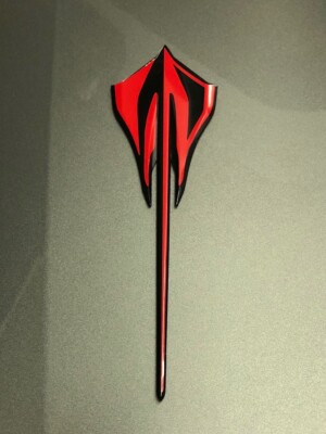 2020+ C8 CORVETTE Rear Stingray Emblem Shadow Overlay Outline Decal