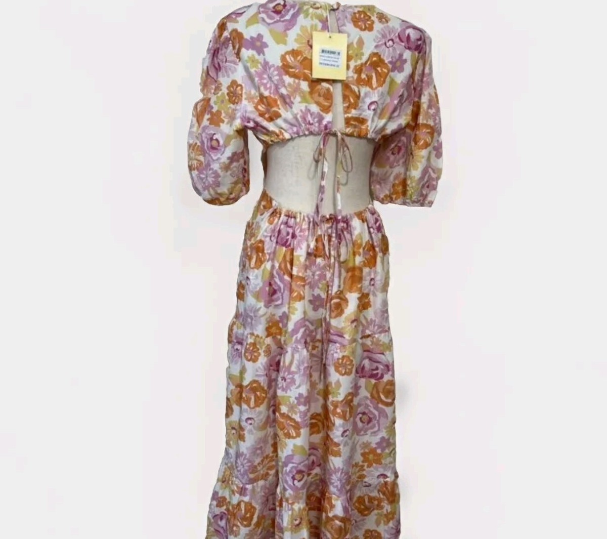 NWT Charlie Holiday Anthropologie Flores Midi Dress Summertime Floral Sz  XL/10 | eBay