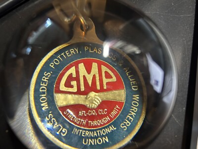 Vintage Glass Molders, Pottery, Plastics & Allied Workers Union Keychain