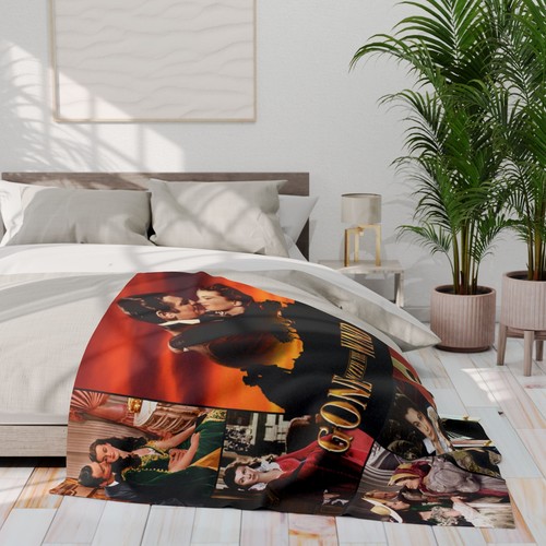 Gone with the Wind Arctic Fleece Blanket 50"×60", Classic Movie Fan Gift, Throw - Picture 6 of 7