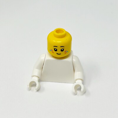 LEGO Minifigure Dual Head Child Grin Open Smile Magenta Sprinkles