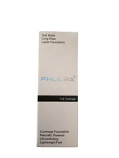 PHOERA Foundation Makeup Full Coverage Fast Base Brighten long-lasting Shade US