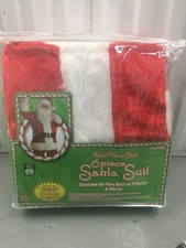 Regal Deluxe Plush 6 Piece Santa Suit Adult Christmas Costume 58-60 Jacket XXL