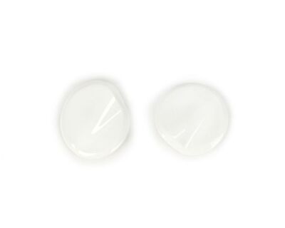 Abdeckkappen Set Spiegellöcher weiß für Vespa GTS 125-300 HPE, GTS Supertech BGM