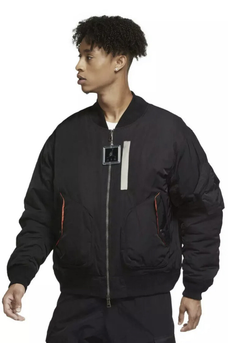 air jordan bomber jacket black