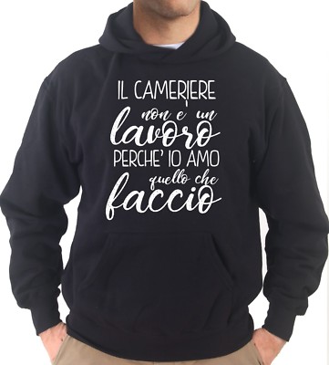 KJ2109 The Waiter Isn't a Job Cause I Love What Hoodie