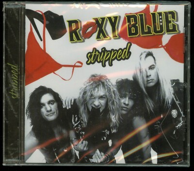 Roxy Blue Stripped CD new hair glam melodic hard rock