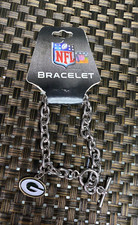NFL FOOTBALL GREEN BAY PACKERS TEAM LOGO COLLECTIBLE CHARM BRACELET NEW  