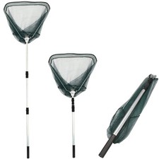 Fishing Net Pond Swimming Pool Cleaner Leaves Collector Remover Skimmer Handheld