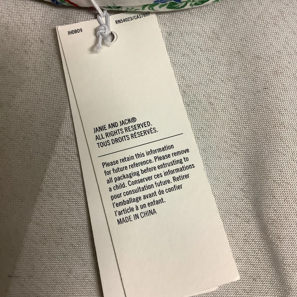 Janie And Jack Baby Girls Headband White Floral Pack Of 2 Elastic Bow - Image 3 of 4