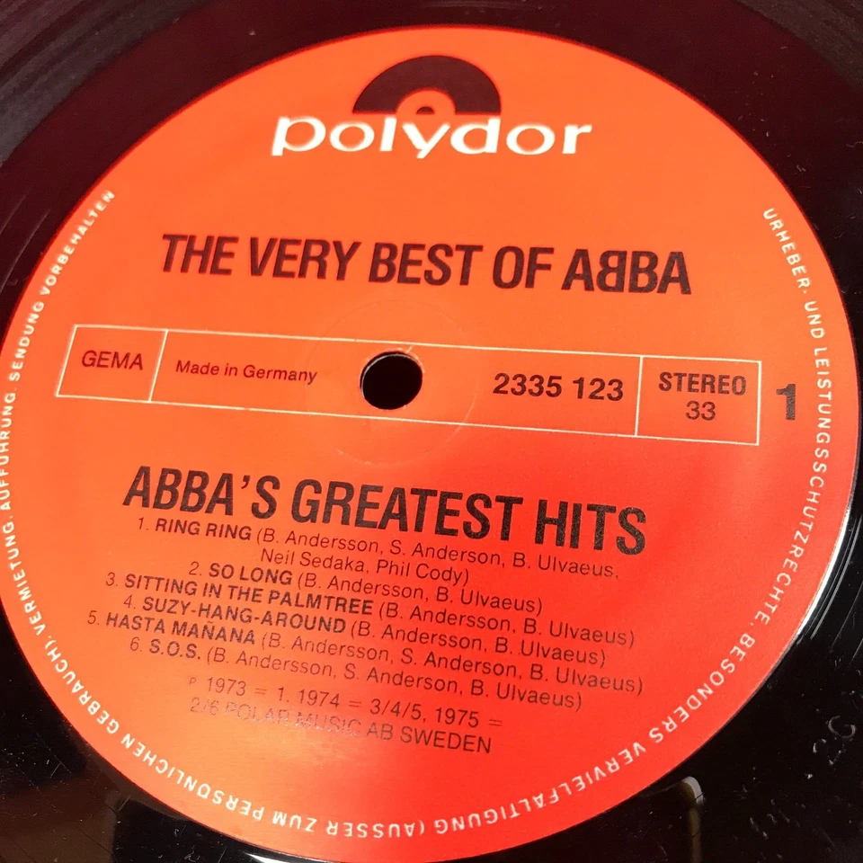 The Very Best Of Abba 1976 German double vinyl LP Greatest Hits Fernando SOS A - Image 4 of 4
