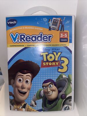 Toy Story 3 VTech V.Reader Animated e-Book System Game Only New Sealed