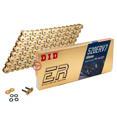 KETTE DID RACING 520ERV7 G&G GOLD M 114 X-RING APRILIA CAPONORD 1000 JAHR 2016