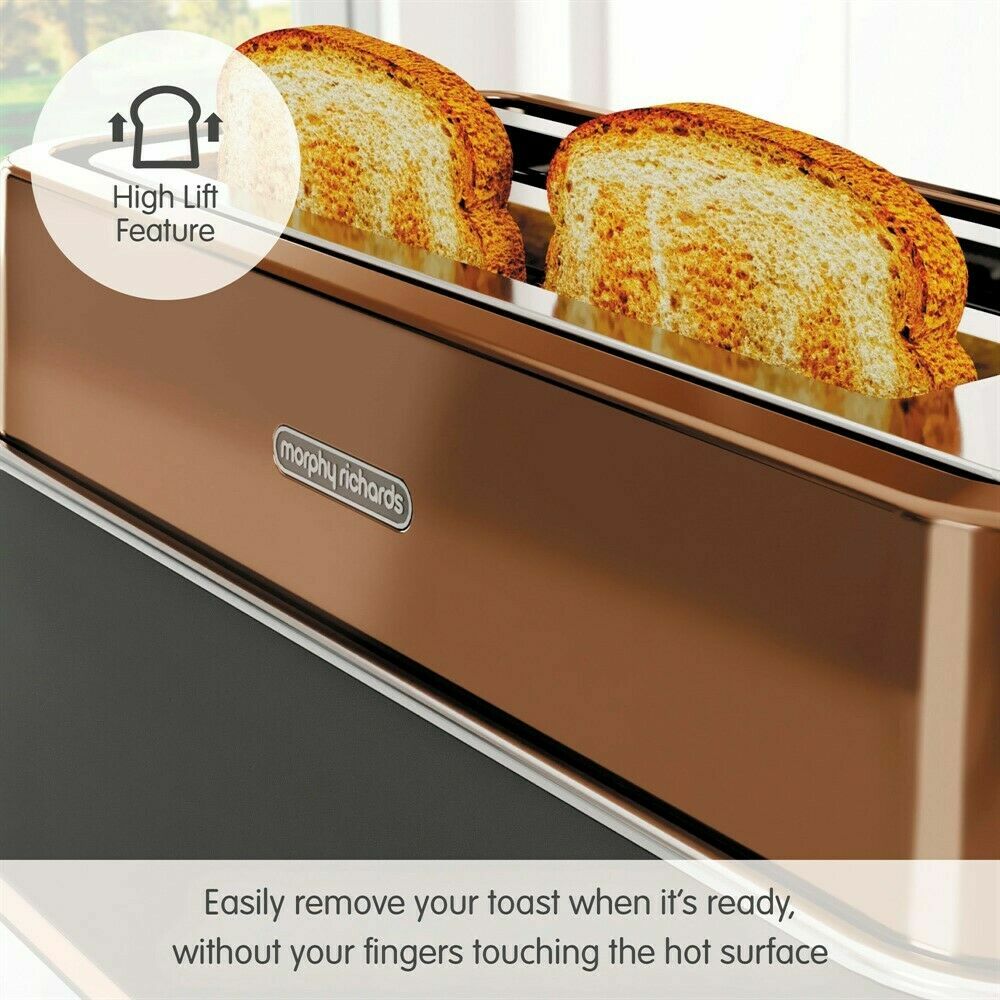 MORPHY RICHARDS Signature Opulent 245742 4 Slice Toaster Copper N/O