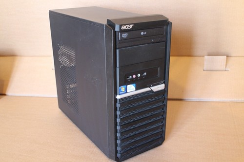 ACER VERITON M288 STEEL PC GAMING CASE VINTAGE FULL METAL STEEL RETRO GOOD CONDITION - Picture 4 of 12