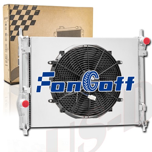 3Row Aluminum Radiator Shroud Fan for 2015-2022 Ford Mustang 3.7L V6 5.0 5.2L V8