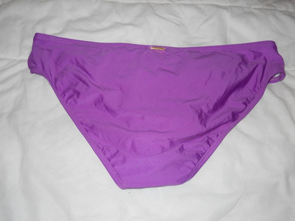 Antonio Melani new Womens Purple Tie Waist Large Bikini Bottoms Bathing Suit  - Image 4 of 4