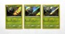 POKEMON TCG 3 CARDS BULBASAUR HOLOFOIL 1/18 DETECTIVE PIKACHU 2019 😺