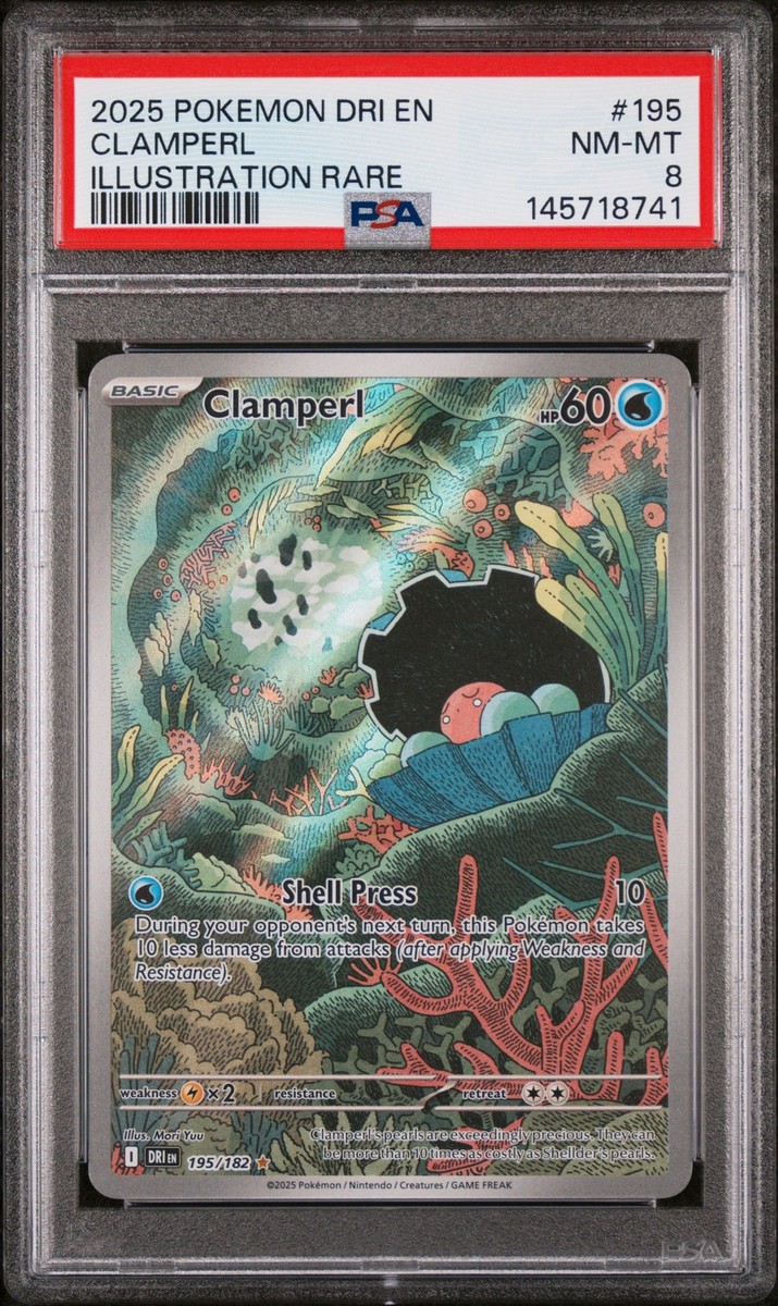clamperl pokemon card - (64) [Lightning] x2 Retreat Cost 2025 Pokemon tcg Clamperl -