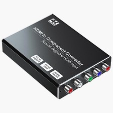 4K 60Hz HDMI to Component YPbPr Cross Converter w/ RCA Audio, Scaling