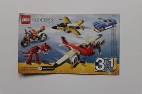 LEGO&reg; 6910 Creator 3 In 1 Mini Sports Car Instruction Manual Only!