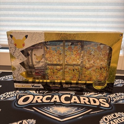 Pokémon Celebrations 25th Anniversary Pikachu V-union Premium Playmat Collection
