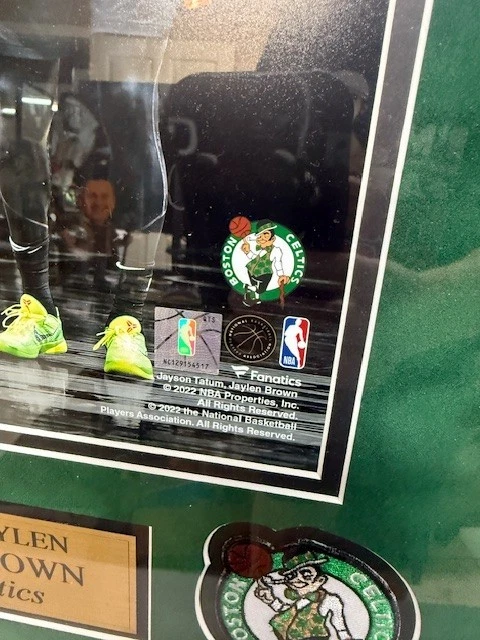 Foto Jayson Tatum & Jaylen Brown 11x14 con marco de fotos Foto 2 de 3