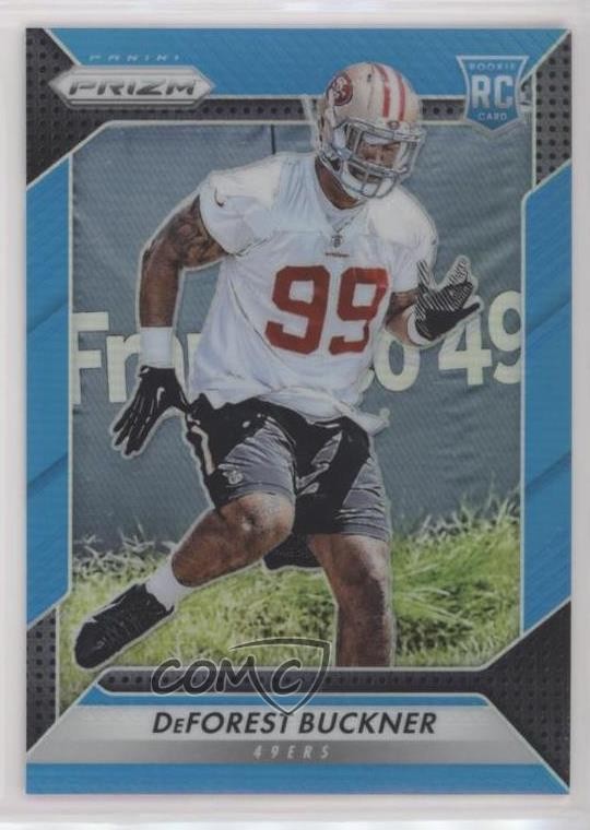 2016 Panini Prizm Rookie Light Blue Prizm 146/199 DeForest Buckner #203 rf2