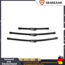 Scheibenwischer + Heckwischer Set Ersatz für VW Lupo Typ 6X / 6E 1998-2003 Gummi