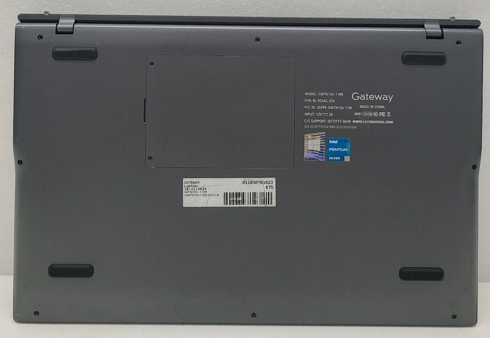 Gateway GWTN156-11BK Laptop Intel Pentium Silver N5030 4GB Ram NO HD/OS (FL) - Image 4 of 4