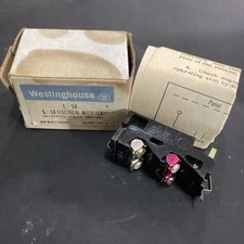 NEW GENUINE WESTINGHOUSE L-56 ELECTRICAL INTERLOCK AUXILLARY CONTACT 1NO-1NC NOS