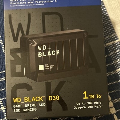 WD_BLACK D30 1TB External SSD Game Drive, Works with PlayStation 5