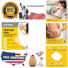 Hydrogel Pads, Instant Pain Relief for Cracked or Sore Nipples from Breastfee...