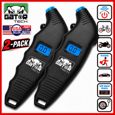 2-pack Air Pressure Gauge Meter Tester Digital Tire Bike Car Truck Lcd 150 Psi