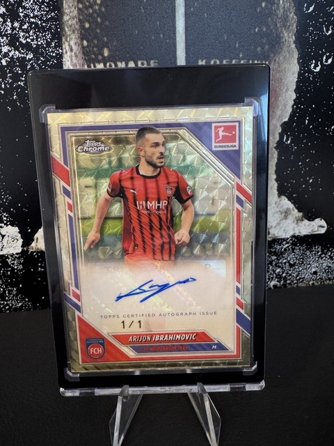 Arijon Ibrahimovic Auto 1/1 Topps Chrome Bundesliga 2025/26 Heidenheim