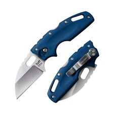 Cold Steel Tuff Lite Plain Blue Lockback Stainless Folding Pocket Knife {20LTB}