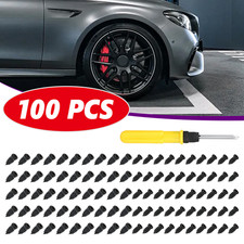 100 Pcs Rubber Tire Nail Repair Kit Car Van Screw In Tire Plugs w/Screwdriver