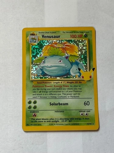 Venusaur 15/102 Celebrations: Classic Collection Holo Ungraded 2021