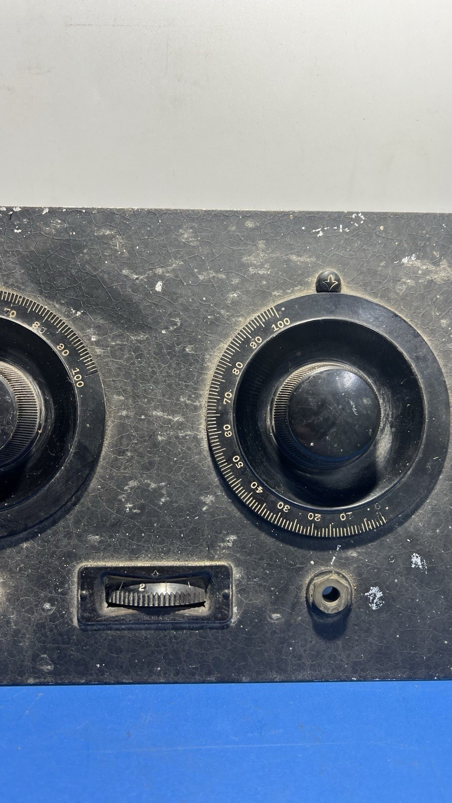 Vintage 1920s Eisemann Magneto Radio Tuning Panel — Untested, Parts/Restoration