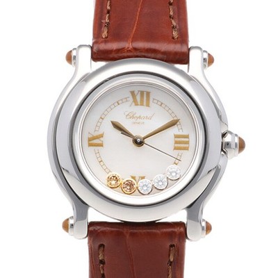 Chopard Happy sports Watches 27/8245-30 Stainless Steel diamond white shell used