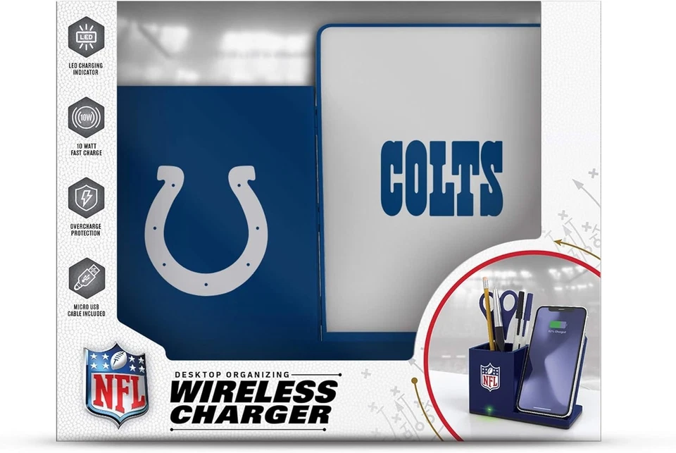 NFL Team Wireless Charger for Desktop Organization - Image 4 of 4