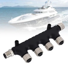 for NMEA 2000 T Connector 5 Pin IP67 Waterproof Backbone Drop Cables 4 Port