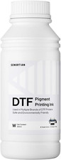 DTF Ink White 500ml, High-Opacity, Vibrant, Washproof for ET-8550, L1800, XP600