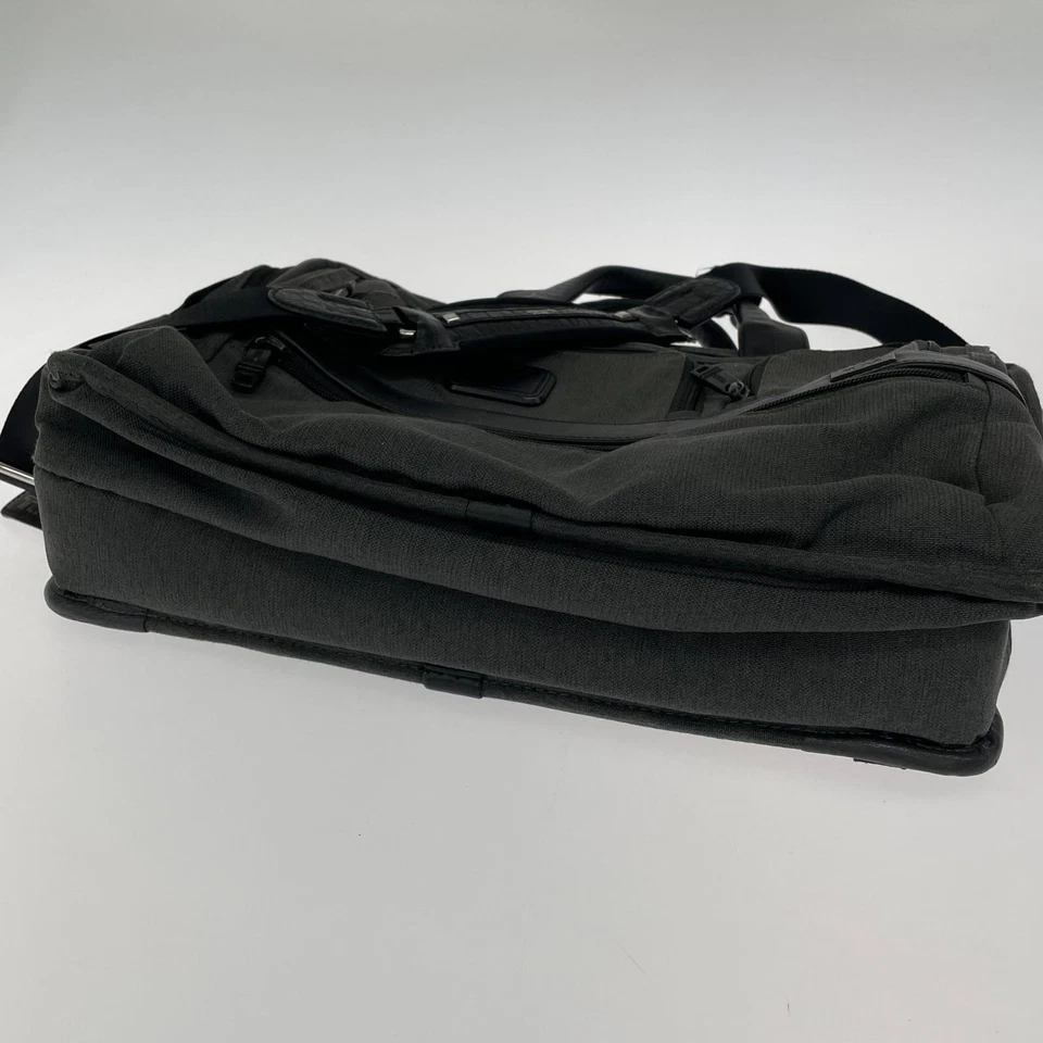 TUMI 26180AT2E 3Way Briefcase Gray Business Travel Bag Used - Image 3 of 4