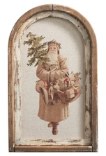 18" Old World Santa Framed Print 4421311 by Raz imports