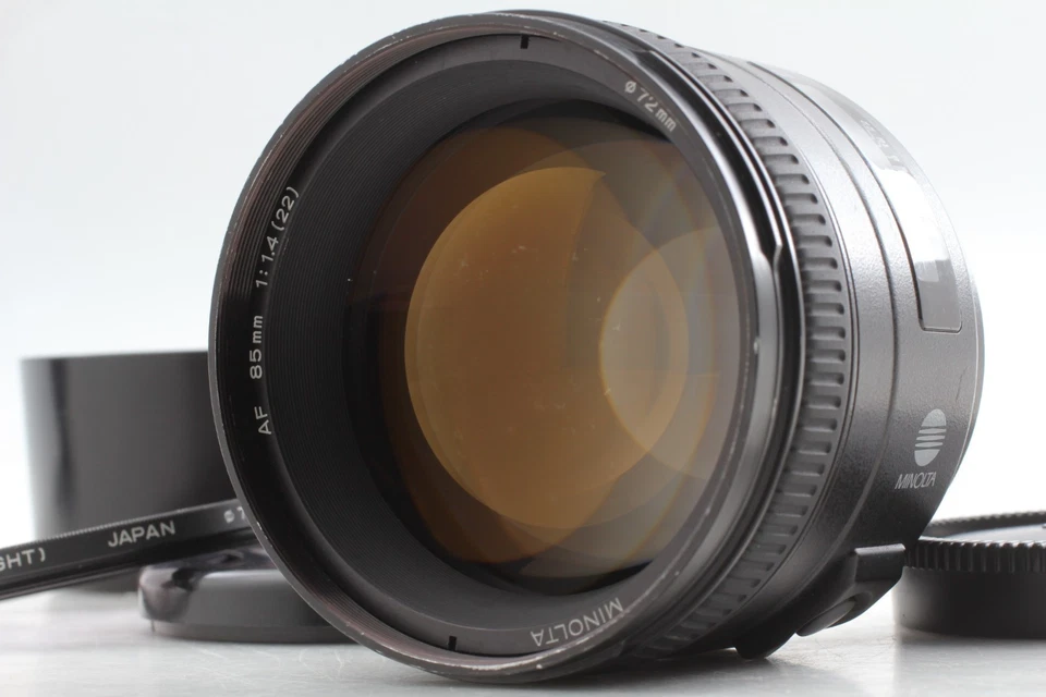 ◆N MINT w/ Hood◆ Minolta AF 85mm f1.4Lens Sony Alpha A Mount From JAPAN - Image 2 of 4
