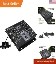 3-Way Electronic Crossover with Remote Subwoofer Control & Equalizer