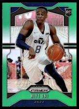 2019-20 Panini Prizm Prizms Green Miye Oni Rookie Utah Jazz #300