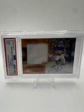 2018 Panini Certified Rookie Patch Auto Saquon Barkley #201 Orange /99 PSA 9 RPA