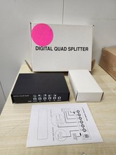 4 Channel Analog Video Security Camera Color Quad Splitter Processor